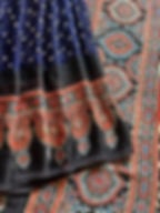 Thumbnail: Midnight Meena - Ajrakh Bandhej Saree