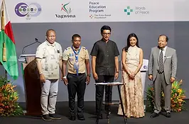 Madagascar - 2024 - Prem Rawat, Président, 1ère Dame.webp