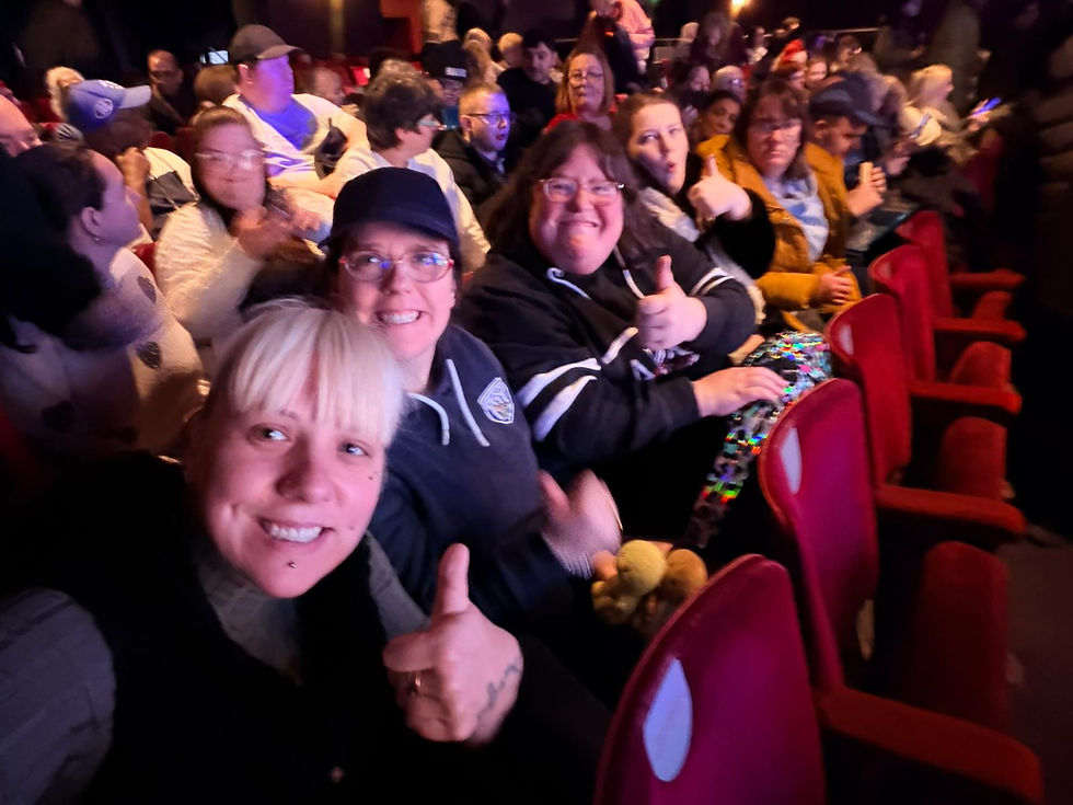 Participants enjoying pantomime show