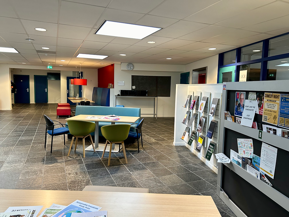 Common area outside classrooms