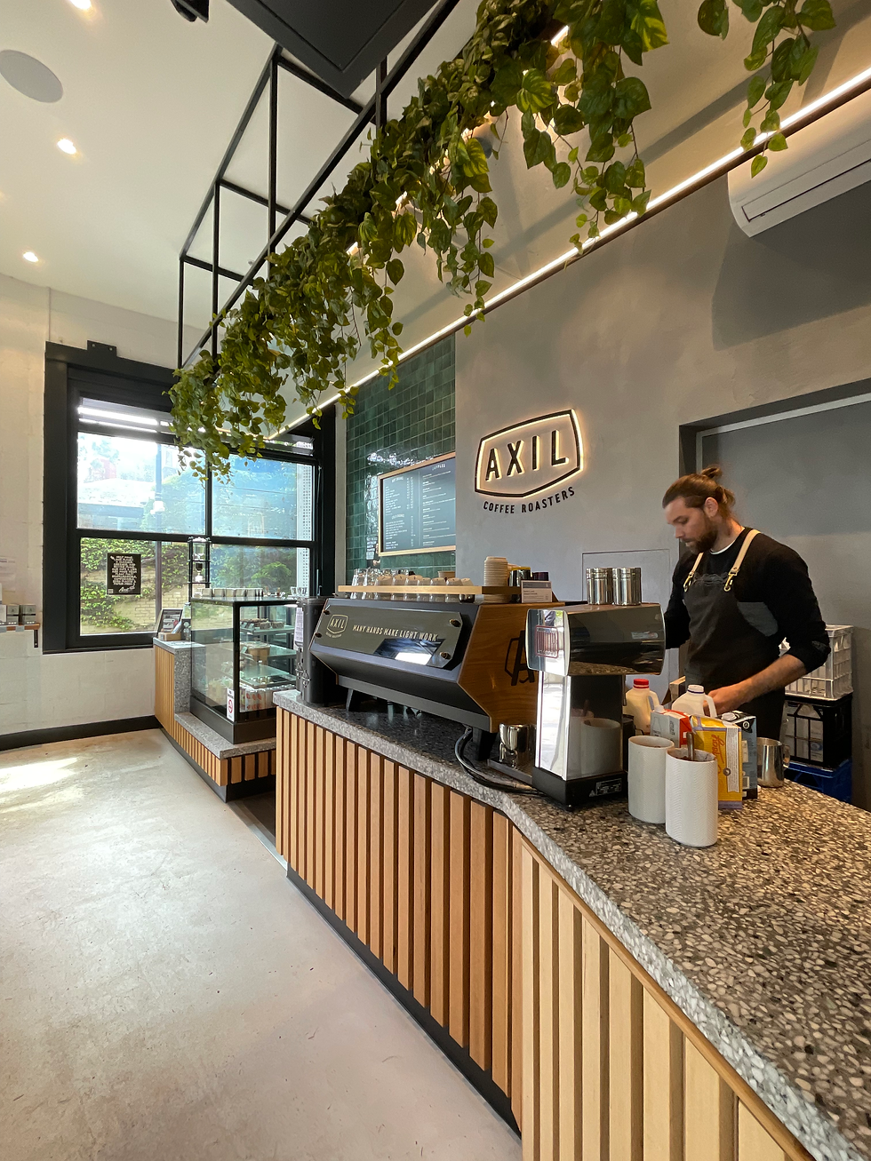 Coffee shop on University of Melbourne campus