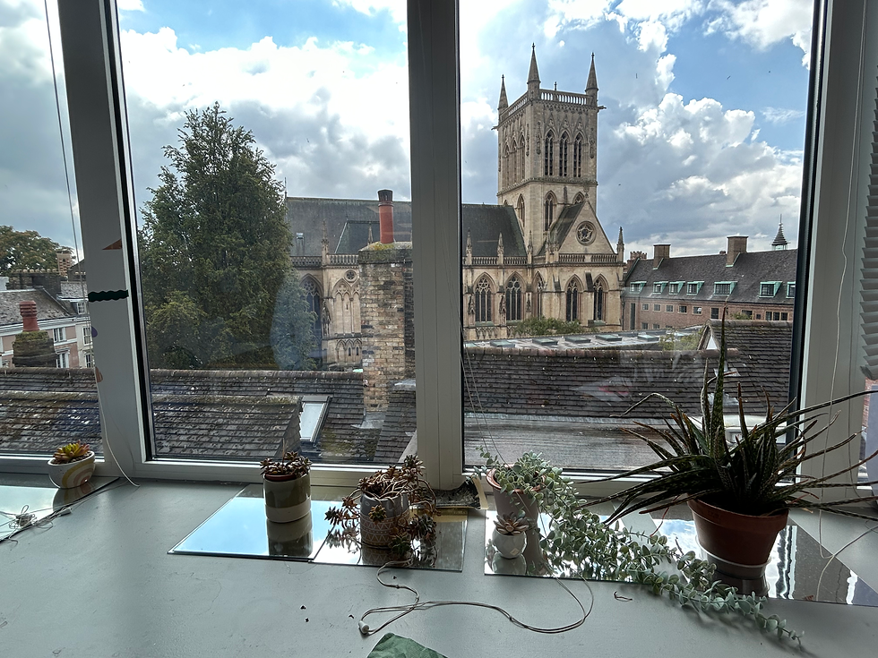 View from the Fashion Communication room