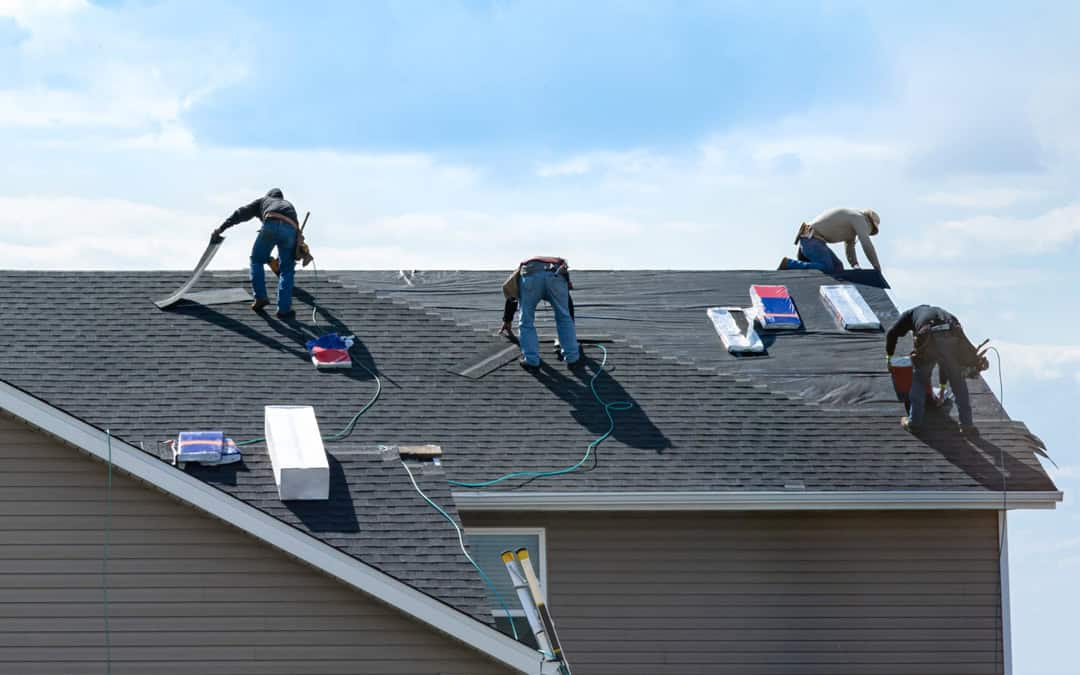 Roofing installation image from Redemption Roofing’s website