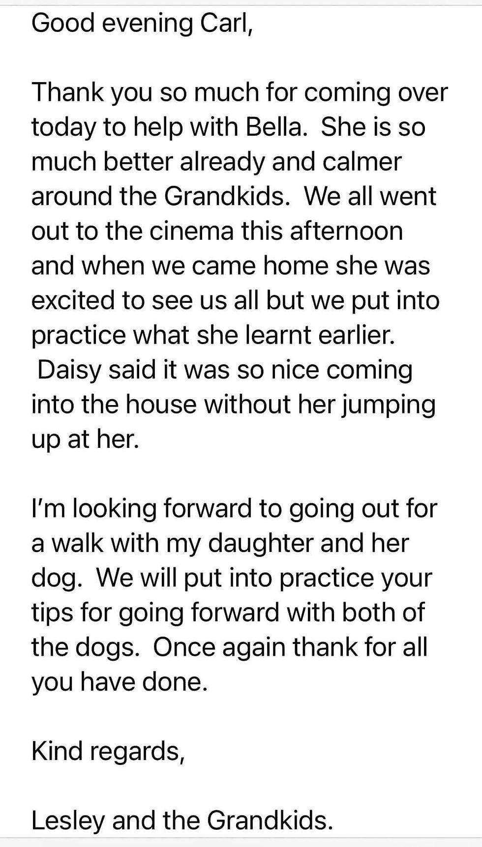 recommended dog trainers