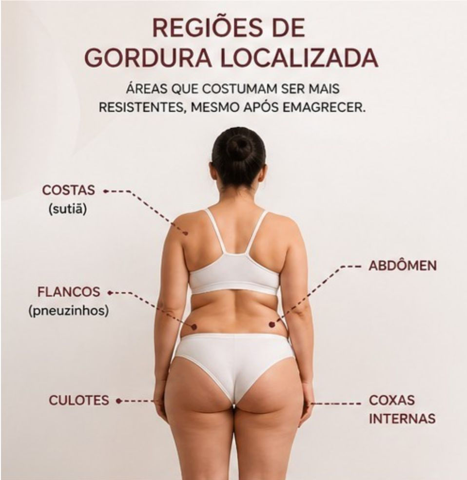 Gordura localizada após emagrecer: por que ela ainda existe?