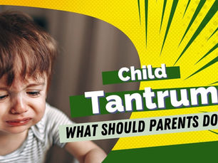 What causes toddlers to have outbursts and temper tantrums?