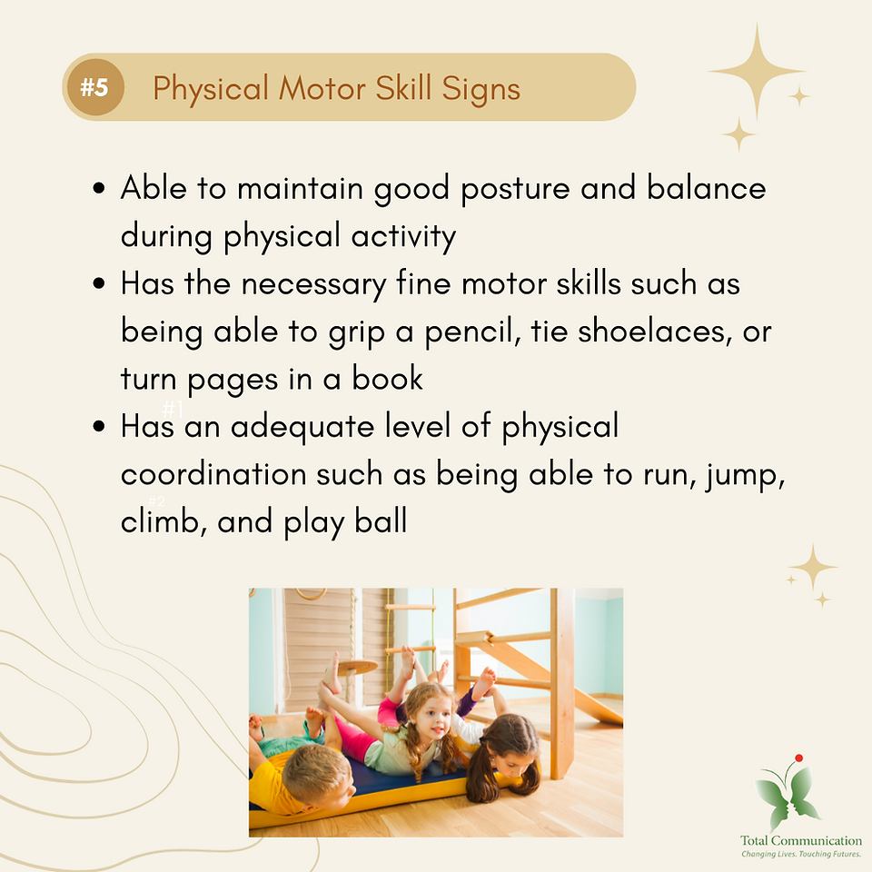 Physical Motor Skills in kids to observe | School Readiness