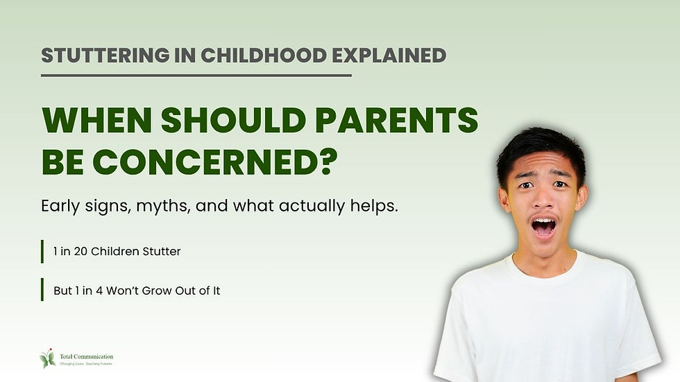 When a Child Starts Stuttering: What It Means and When Parents Should Seek Help