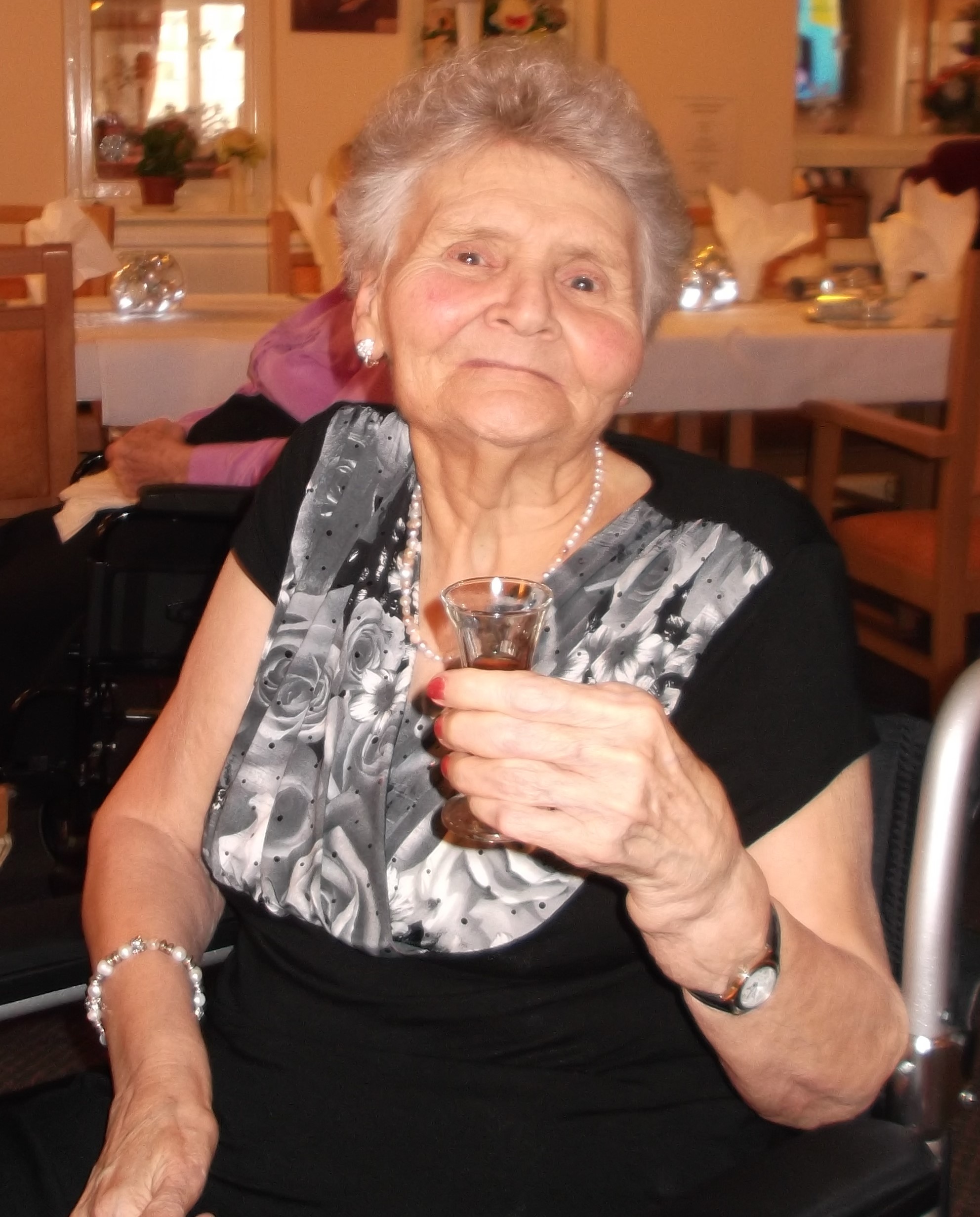 Afternoon sherry at Sunnyside Nursing Home