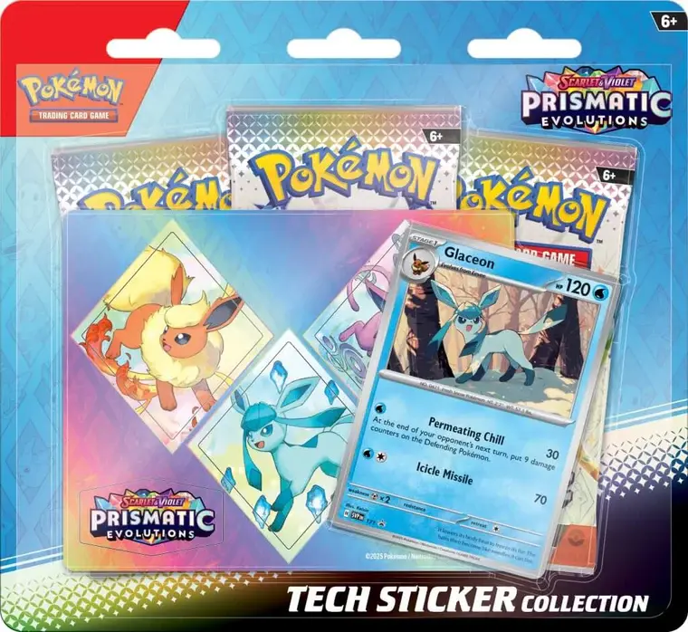 Thumbnail: POKÉMON TCG Scarlet & Violet 8.5 Prismatic Evolutions Tech Sticker Collection