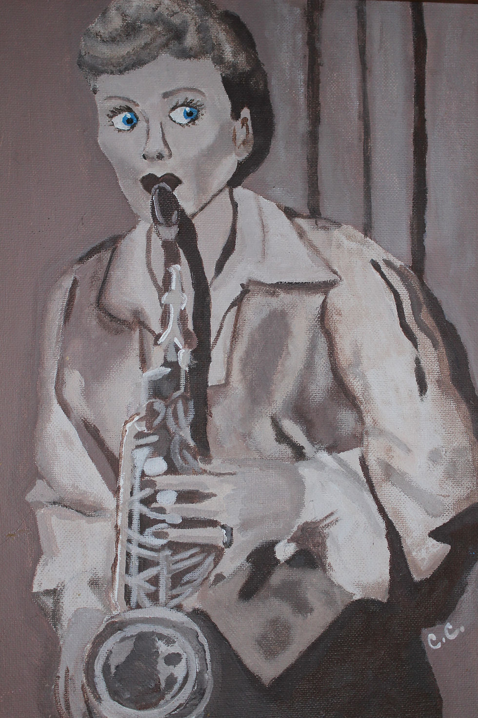 My very first painting, 1997