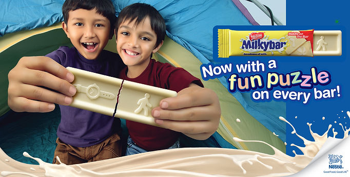Nestle Milky Bar Campaign. Sr. Creative Director Shoneeka