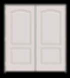2-Panel Arched Door Textured (Premium Quality) PREHUNG DOUBLE