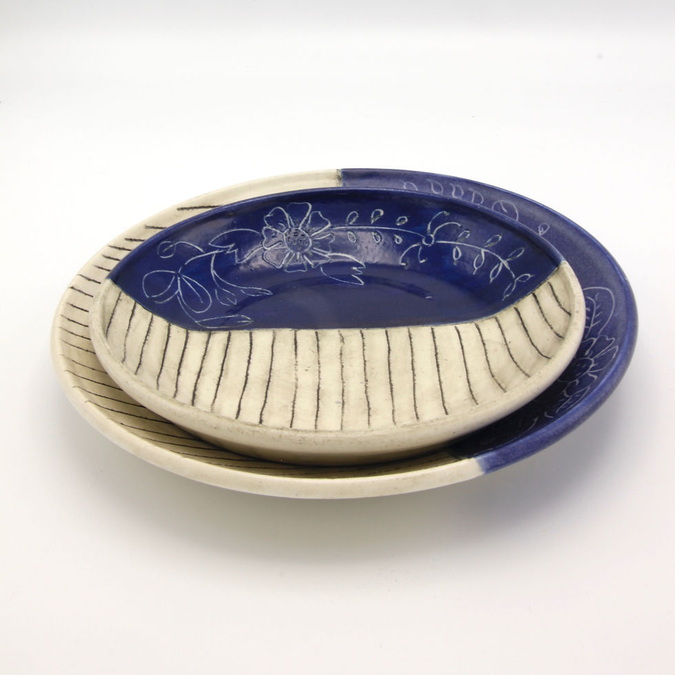 Thumbnail: Dessert Plate with Flowers