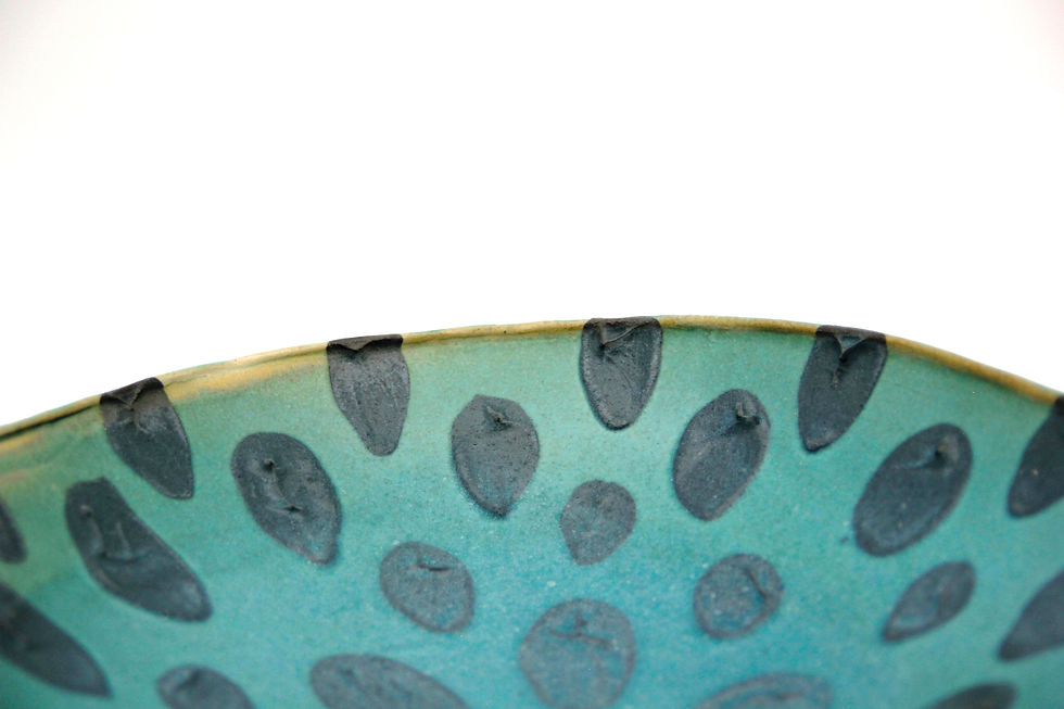 Thumbnail: Large Platter with Textured Blobs