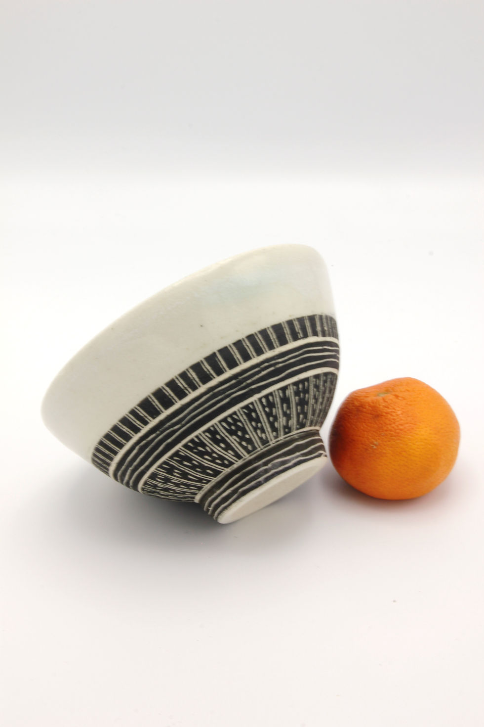 Thumbnail: Doodle Ice Cream Bowl in Black and White