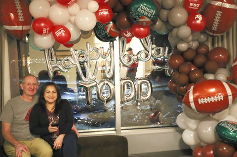Surprise Birthday, cougar themed birthday party