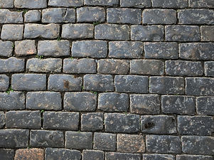 Cobbled stones pattern Paving stone vint
