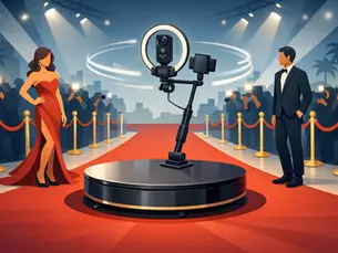 360 Video Booth Rental for Red Carpet Events