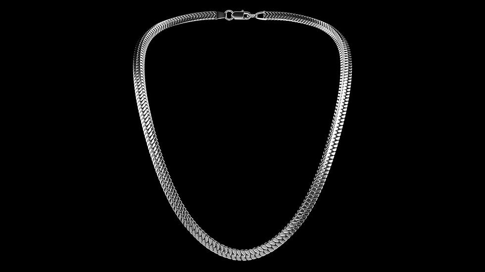 Silberkette, Fantasie, Vorderansicht