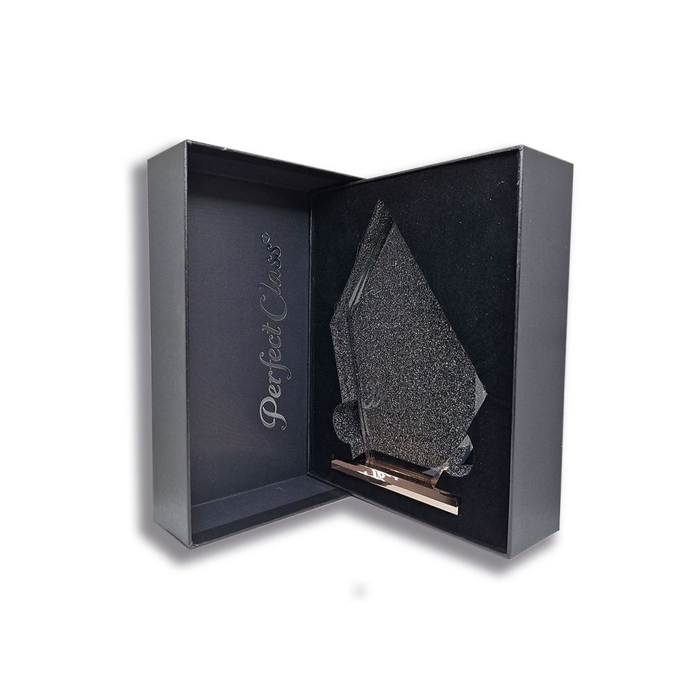 Miniatura: QDGCPRISM - Galvano de Cristal con Base Encobrizada (valor neto):