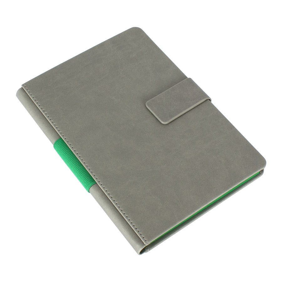 Miniatura: PCLN33 - Cuaderno Gris cierre imantado (valor neto):