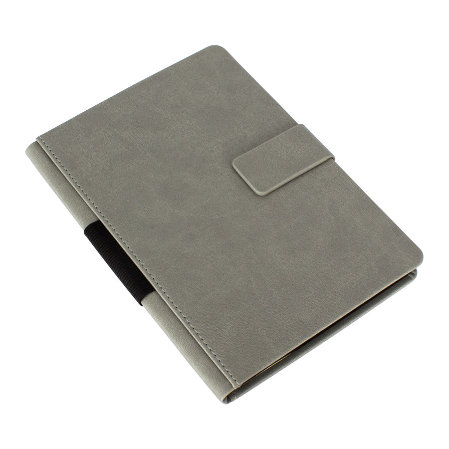 Miniatura: PCLN33 - Cuaderno Gris cierre imantado (valor neto):