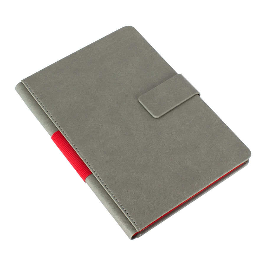 Miniatura: PCLN33 - Cuaderno Gris cierre imantado (valor neto):