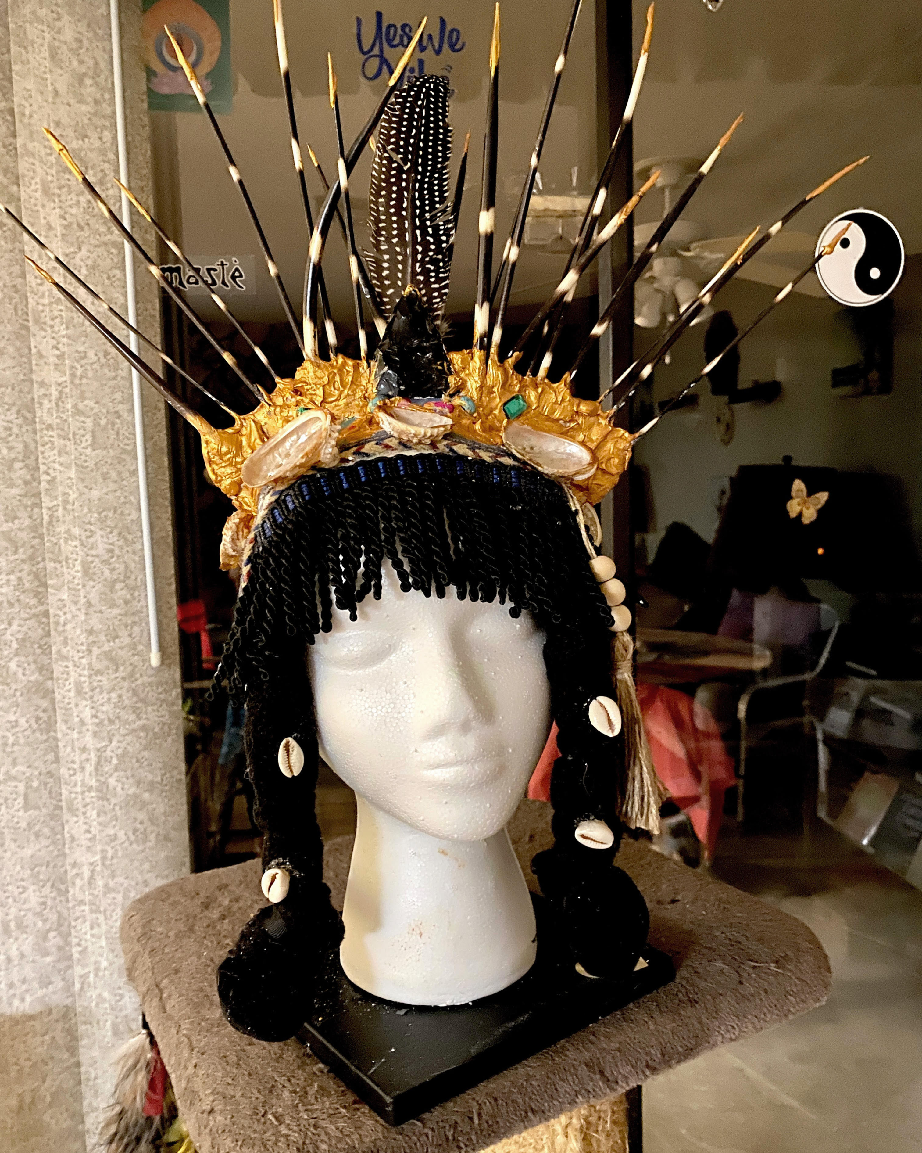 Shamanic Drumming Eye Veil Masks