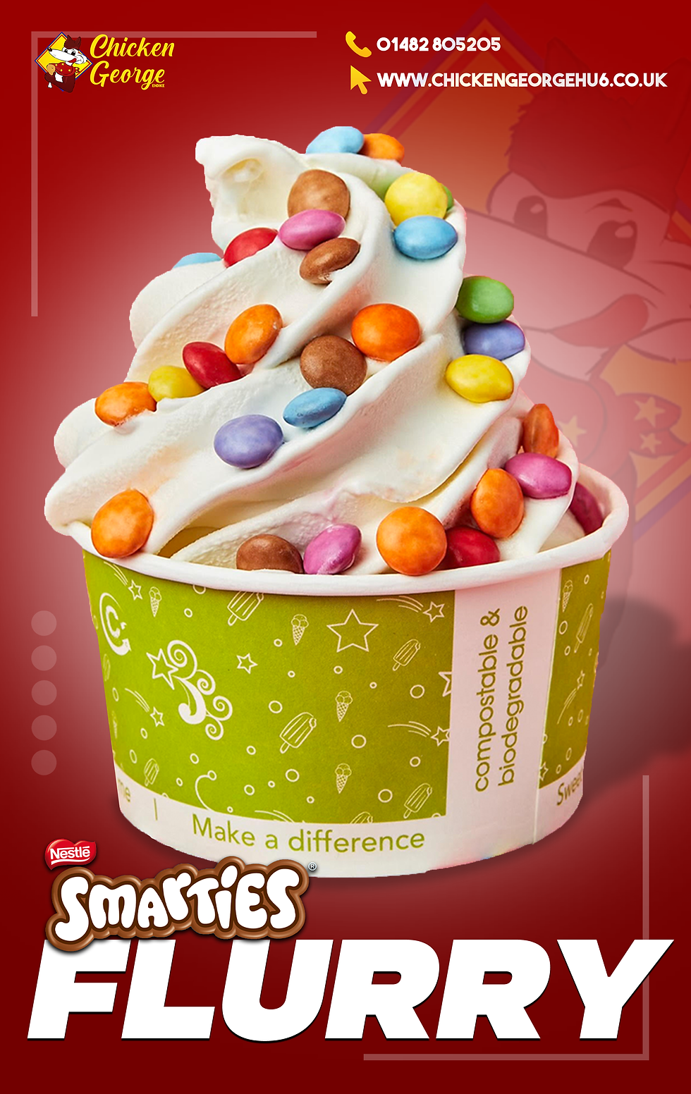 Smarties Flurry Poster