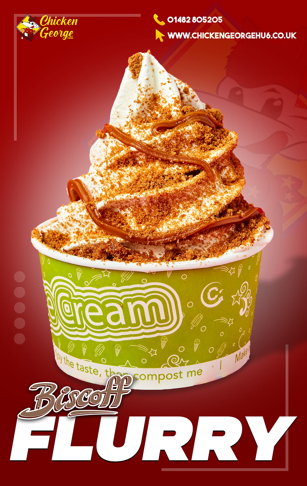 Biscoff Flurry Poster