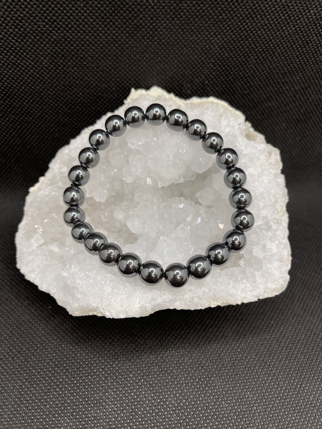 Bracelet hématite 8mm