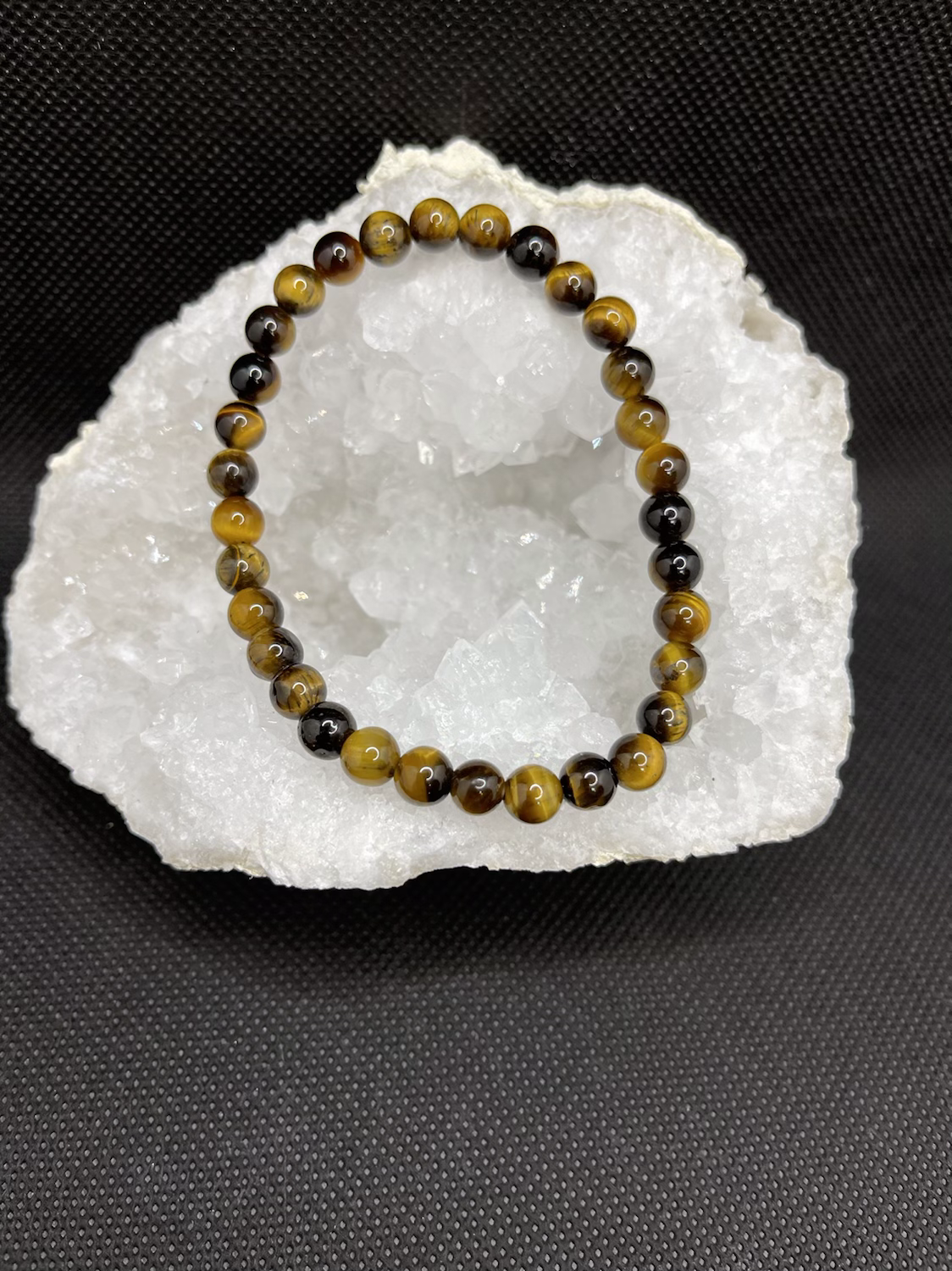 Bracelet œil de tigre  6mm