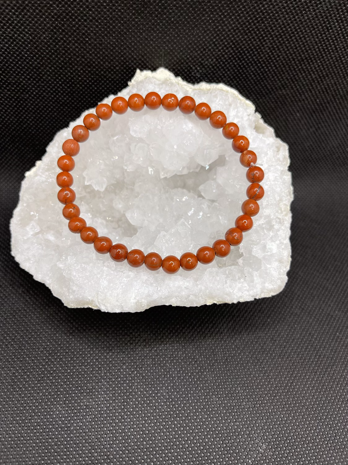 6mm red jasper bracelet