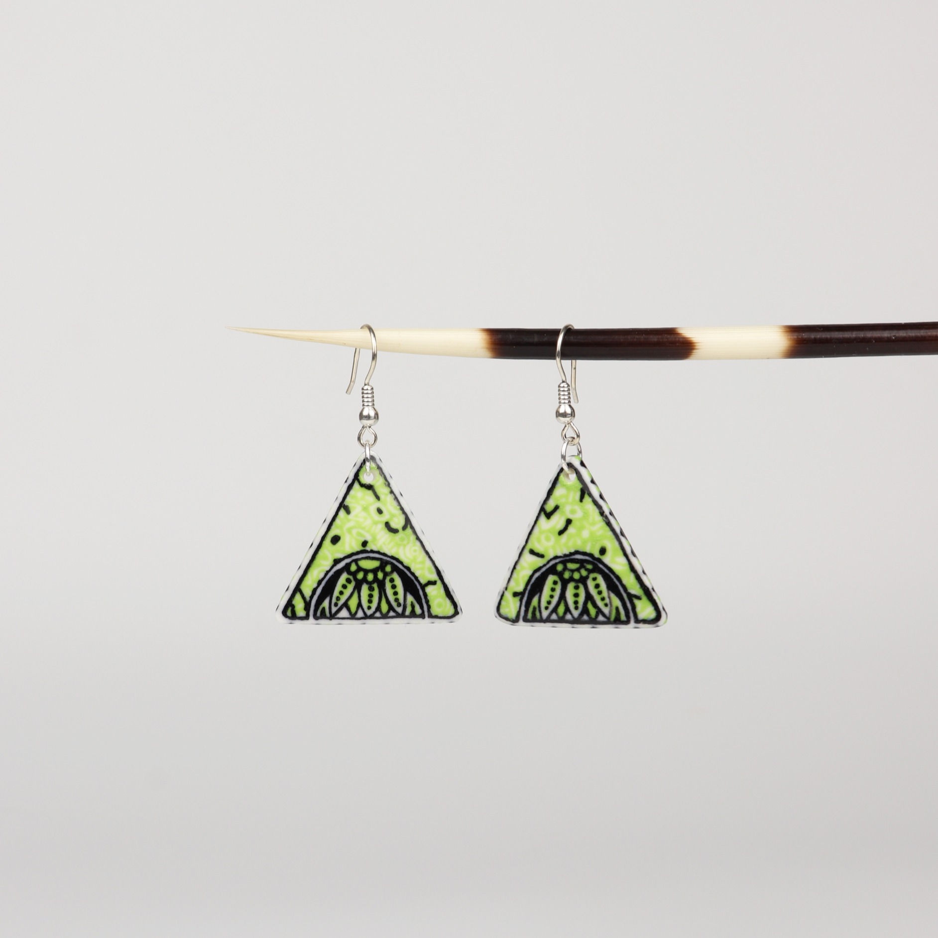 Triangle-shaped Earrings
