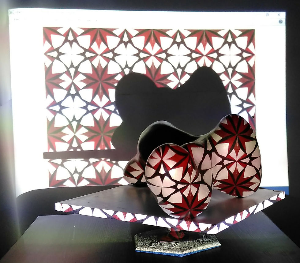 Islamic pattern on figure