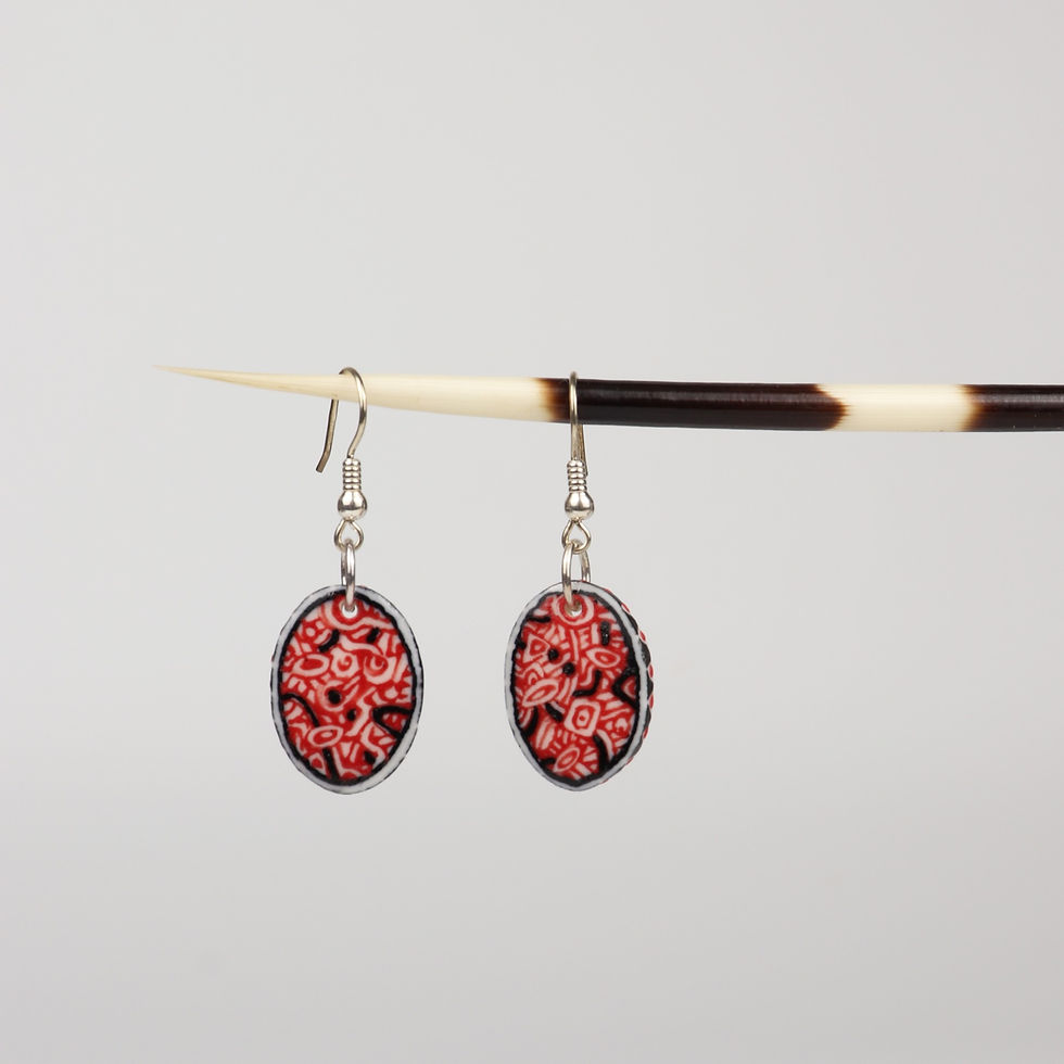 Thumbnail: Oval-shaped Earrings
