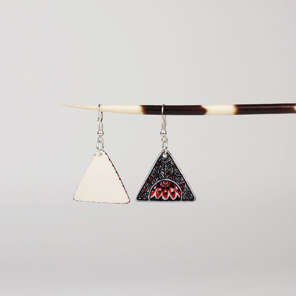 Thumbnail: Triangle-shaped Earrings