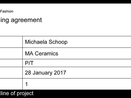 Learning Agreement: Version 1