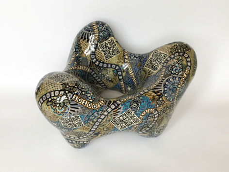 Core Values ceramic sculpture by Micaela Schoop