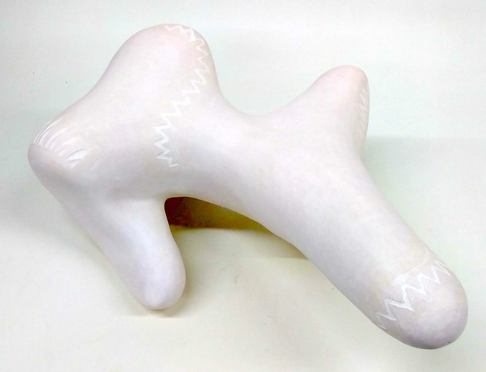 Bisque fired piece