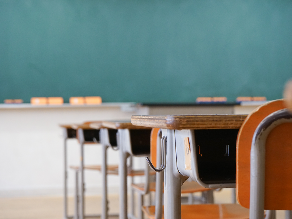 Empty classroom
