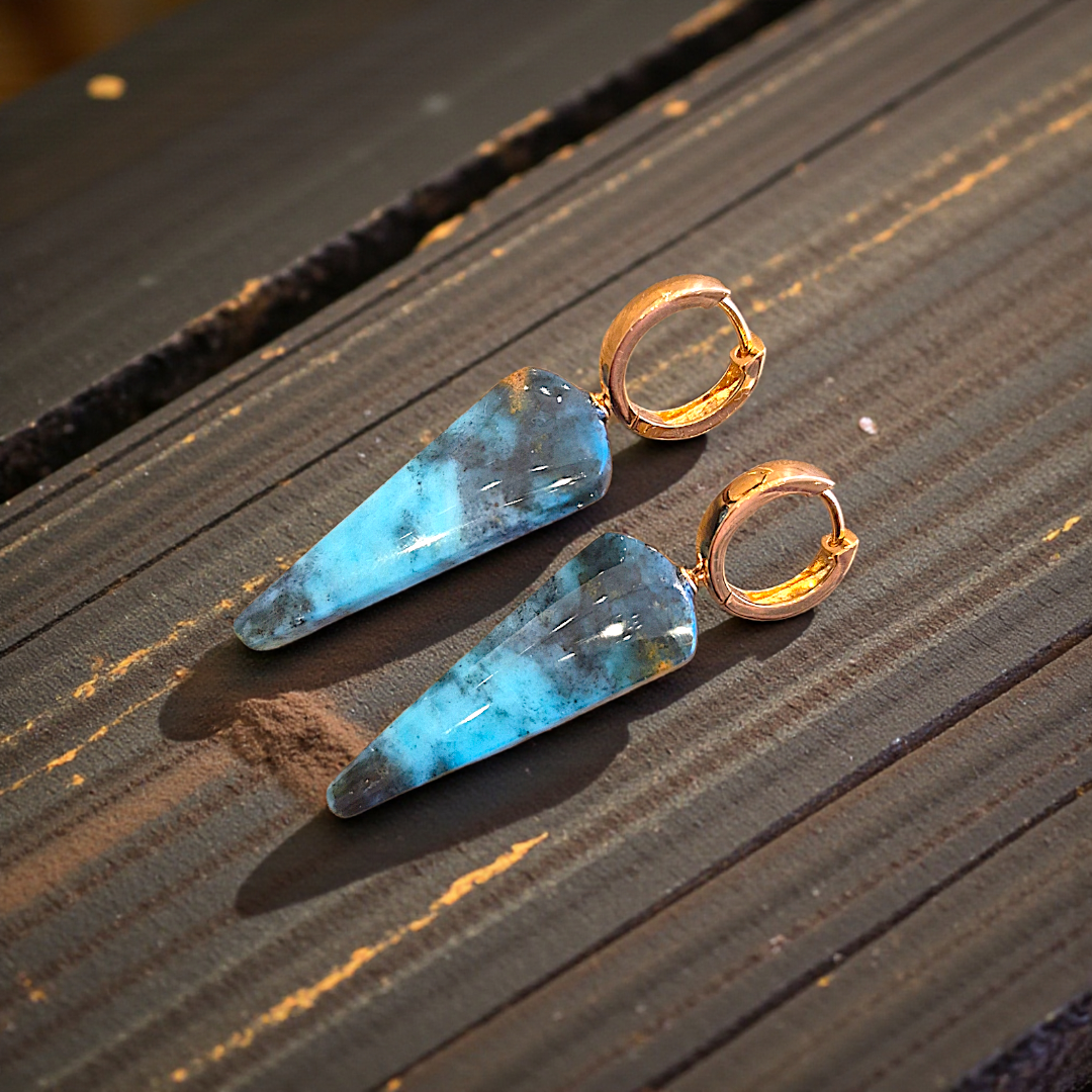 Creolen mit Holzopal