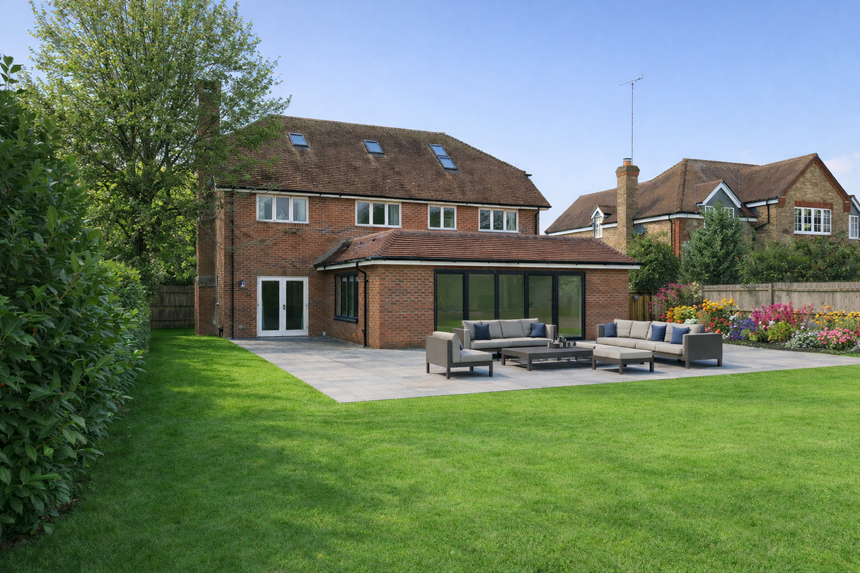 home single storey rear extension, bi-fold doors, kitchen extension