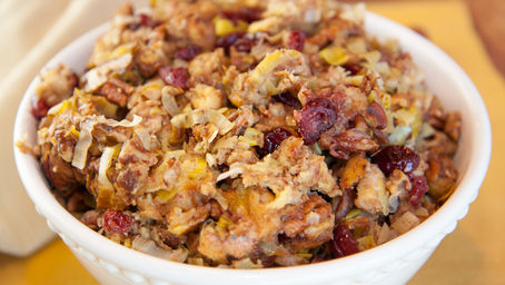 Chestnut, Cranberry, Leek Stuffing