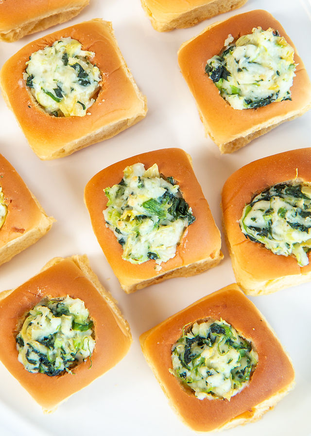 Spinach & Artichoke Bites
