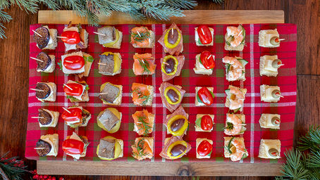 Assorted Holiday Crostini