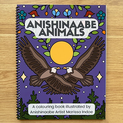 Anishinaabe Animals Indigenous Colouring Book