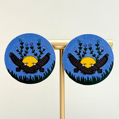 Our Connection Art Print Studs