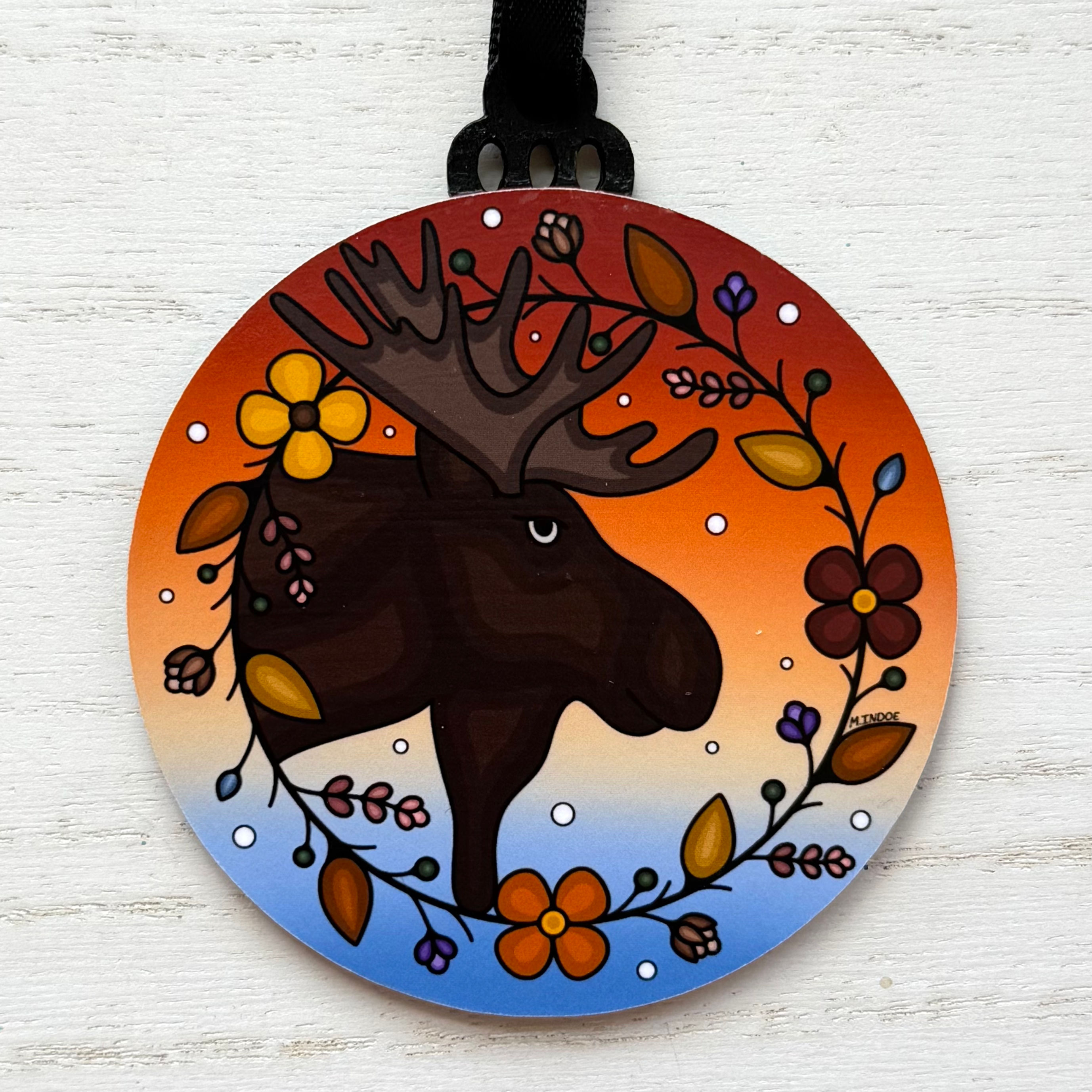 Fall Mooz Ornament